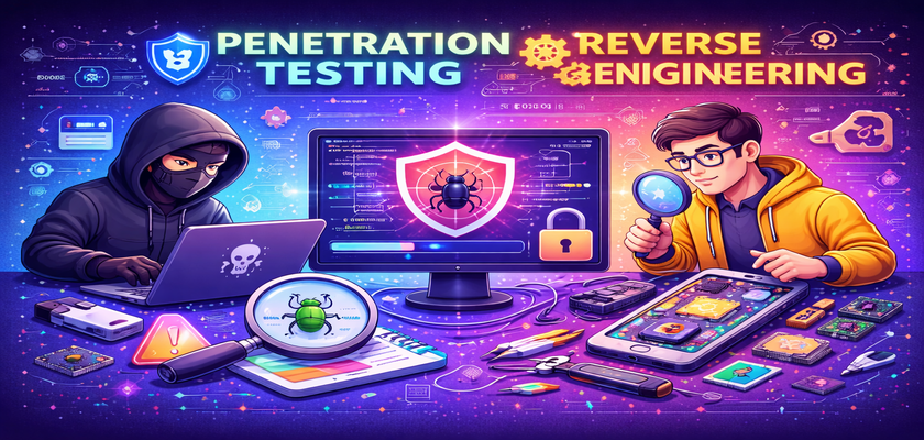 Penetration Testing + Reverse Engineering